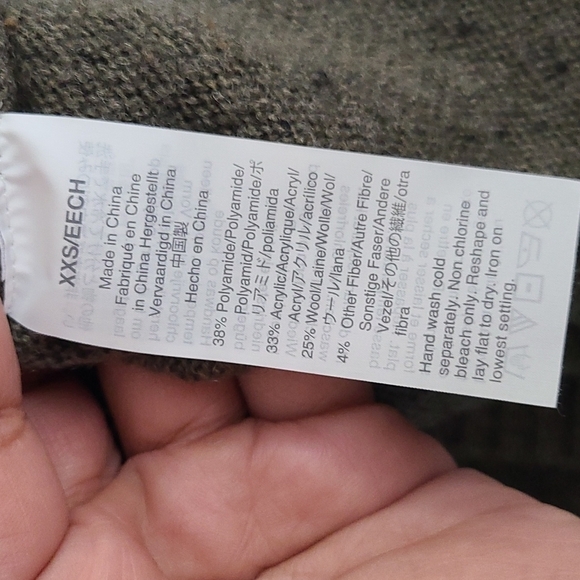 NWT‎ Madewell Donegal Bartlett V-Neck Pullover Sweater Forest Green XXS - Picture 7 of 8